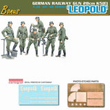 Dragon Military Models 1/35 28cm K5(E) Leopold German Railway Gun (Re-issue) Kit