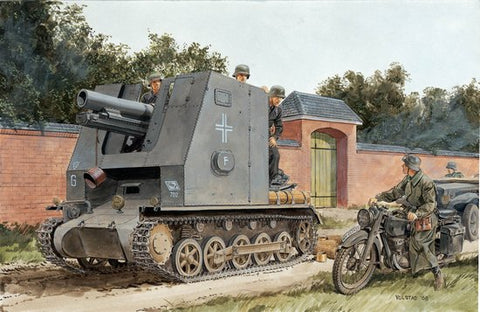 Dragon Military 1/35 PzKpfw I Ausf B Tank w/15cm sIG33(Sf) Gun Kit