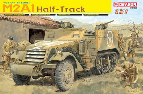 Dragon Military 1/35 M2/M2A1 Halftrack (2 in 1)	1/35 M2/M2A1 Halftrack (2 in 1) Kit