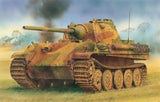 Dragon Military Models 1/35 Panther F Tank w/Rubber Steel Castors Muted Smart Kit w/Magic Tracks