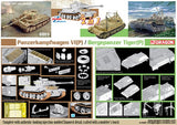 Dragon Military Models 1/35 Panzerkampfwagen VI(P)/Bergepanzer Tiger(P) (2 in 1) Kit