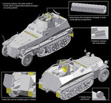 Dragon Military Models 1/35 Sd.Kfz.250/4 Ausf A Leichter Truppenluftshutz (New Tool) Smart Kit