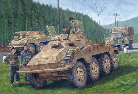 Dragon Military 1/35 SdKfz 234/1 Schwerer Panzerspahwagen (2cm) Recon Vehicle Premium Edition Kit