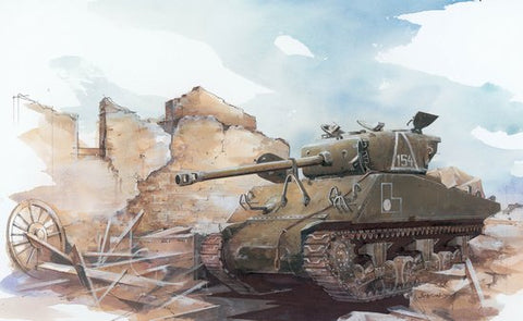 Dragon Military Models 1/72 M4A2(76)W Red Army Tank Kit