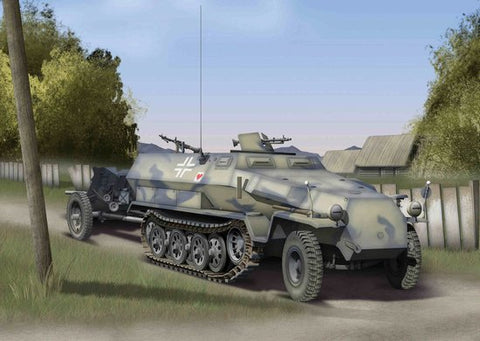 Dragon Military Models 1/72 SdKfz 251/1 Ausf C Halftrack & 3.7cm PaK 35/36 Kit