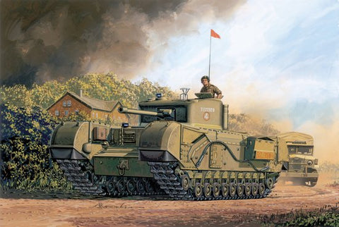 Dragon Military Models 1/72 British Churchill Mk IV Tank Kit