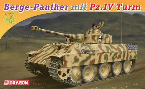 Dragon Military Models 1/72 BergePanther Tank w/Panzer IV Turret Kit