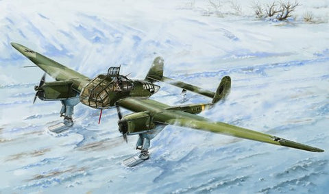Lion Roar Aircraft 1/48 WWII German Fw189A1 Aircraft w/Skis Kit
