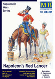 Master Box Ltd 1/32 Napoleon's Red Lancer Mounted on Horse w/Maiden Kit