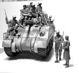 Master Box Ltd 1/35 101th Light Company Paratroopers & British Tankmen France 1944 Kit
