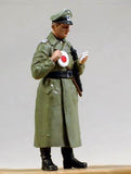 Master Box Ltd 1/35 Checkpoint German Soldiers & Civilians w/Sentry Box (6) Kit