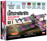 Lifecolor Acrylic Imperial German Army WWI Aircraft #1 Camouflage Acrylic Set (6 22ml Bottles)