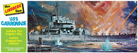 Lindberg Model Ships 1/168 USS Carronade Inshore Fire Support Ship Kit