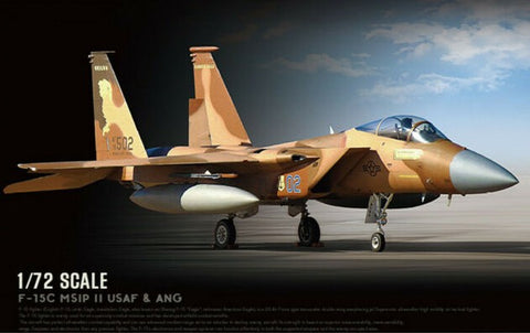Lion Roar Aircraft 1/72 USAF & ANG F15C MSIP II (Multi-Stage Improvement Program) Aircraft Kit