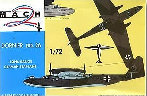 Mach-2 Aircraft 1/72 Do26 WWII German Long Range Seaplane Kit