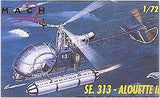 Mach-2 Aircraft 1/72 SE313 Alouette II Helicopter Kit