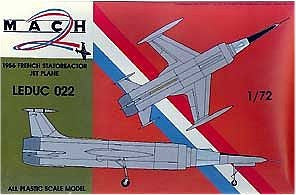 Mach-2 Aircraft 1/72 Leduc 022 French Statoreactor Jet Kit