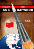 Mach 2 Space 1/72 SS6 Sapwood Russian Nuclear Intercontinental Ballistic Missle Kit
