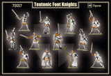 Mars Military 1/72 1st Half XV Century Teutonic Foot Knights (48) Kit