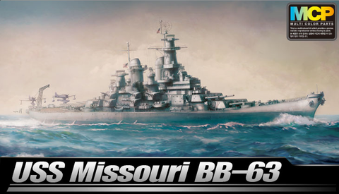 Academy Ships 1/700 USS Missouri BB63 Mighty Mo Battleship Kit