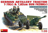 MiniArt Military Models 1/35 German Artillery Tractor T70r & 7.62cm Gun FK288(r) w/Crew Kit