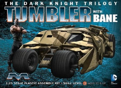 Moebius Sci-Fi 1/25 Batman The Dark Knight Trilogy: Batmobile Tumbler w/Bane Kit