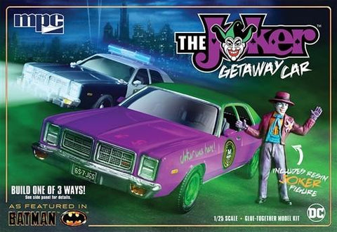 MPC Space 1/25 Batman: 1977 Dodge Monaco Joker Getaway Car Kit