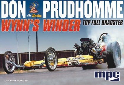 MPC Model Cars 1/25 Don The Snake Prudhomme Wynn's Winder Top Fuel Dragster Kit