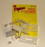 Pegasus Hobbies Cars 1/24-1/25 T & O's Parts (2) to Make Hopper Kits