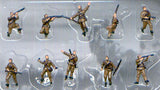 Pegasus Military 1/144 Russian Infantry WWII (10) (Painted)