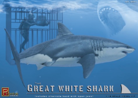 Pegasus Sci-Fi 1/18 The Great White Shark Kit