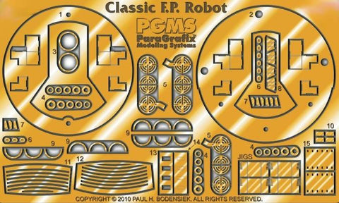 Paragraphix Details 1/12 Forbidden Planet: Robby the Robot Photo-Etch Set for PLL