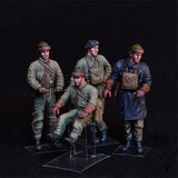 MiniArt Military 1/35 Polish Tank Crew (4) (New Tool) Kit