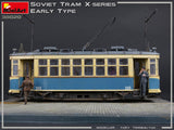 MiniArt Military 1/35 Soviet X-Series Early Type Tramcar (New Tool) Kit