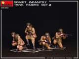 MiniArt Military 1/35 WWII Soviet Infantry Tank Riders Set 2 (4) Kit