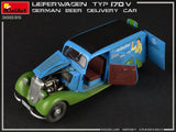 MiniArt Military 1/35 German Type 170V Beer Delivery Truck w/Bottles & Crates Kit