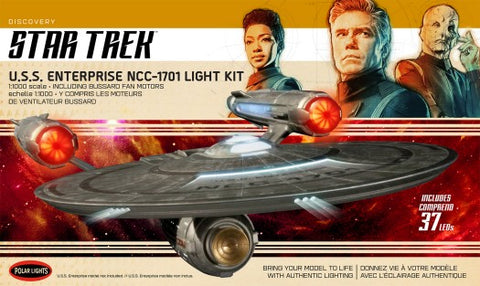 Polar Lights Sci-Fi 1/1000 Star Trek Discovery Series USS Enterprise NCC1701 Lighting Kit