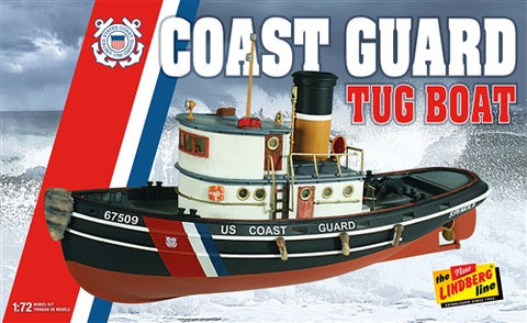Lindberg Model Ships 1/72 Coast Guard Tug Boat Kit