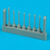 Quickboost Details 1/72 He111H6 Late Gun Barrels for HSG & RMX