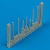 Quickboost Details 1/72 Ju88G1 Gun Barrels for HSG (7)