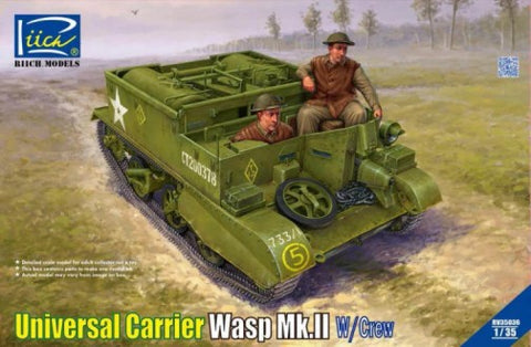 Riich Military 1/35 Wasp Mk II Universal Carrier w/2 Crew Kit