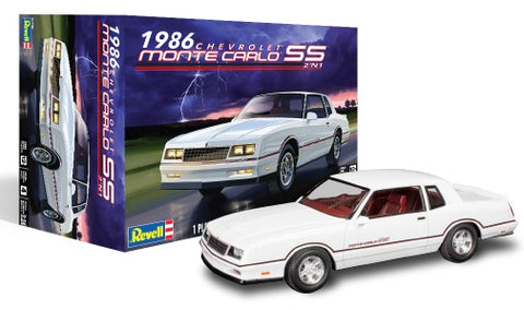 Revell-Monogram Model Cars 1/24 1986 Chevrolet Monte Carlo SS (2 in 1) Kit