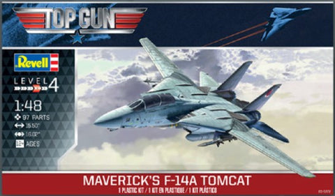 Revell-Monogram Aircraft 1/48 Top Gun Classic: F14A Tomcat Aircraft Kit