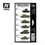 Vallejo Acrylic 17ml Bottle Russian Greens 1928's to Present Model Air Paint Set (8 Colors)