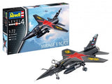 This is a model of the Revell Germany Aircraft 1/72 Mirage F1C/CT Interceptor Fighter Kit 