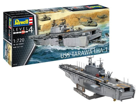 Revell Germany Ship 1/720 USS Tarawa LHA1 Assault Carrier Ship Kit