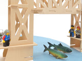 Pathfinders Truss Design Moving Lift Bridge Wooden Kit