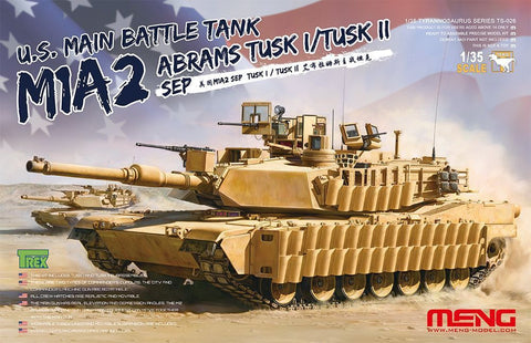 Meng Military Models 1/35 US MBT M1A2 Abrams Tusk I/II Kit