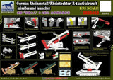 Bronco Military 1/35 German Rheinmetall Rheintochter R2 Anti-Aircraft Missiles & Launcher Kit