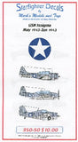 Starfighter Decals 1/350 USN Insignia May 1942 to June 1943 for Merit